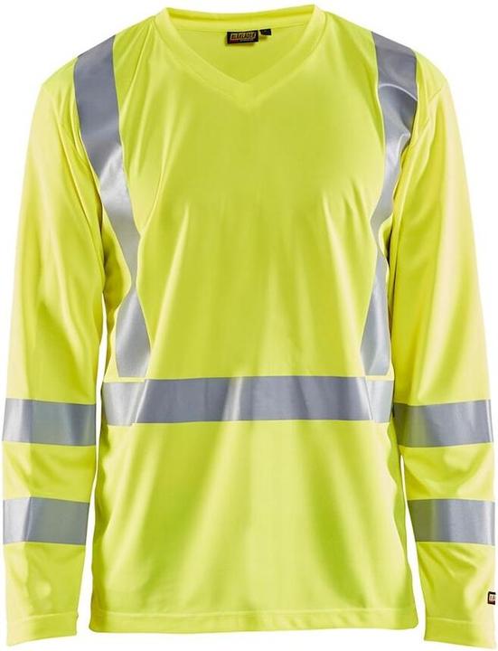 Produktbild Blakläder Langarmshirt mit hoher Sichtbarkeit V-Ausschnitt UV-Schutz Geruchshemmend (S)