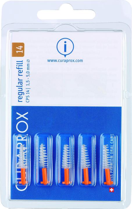 Produktbild Curaprox CPS 14 ortho refill Interdentalbürsten (5 Stk.) (5 x, 5 mm)