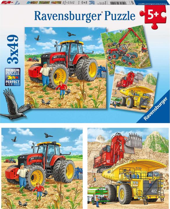 Immagine prodotto Ravensburger Macchine di grandi dimensioni (49 pezzi)