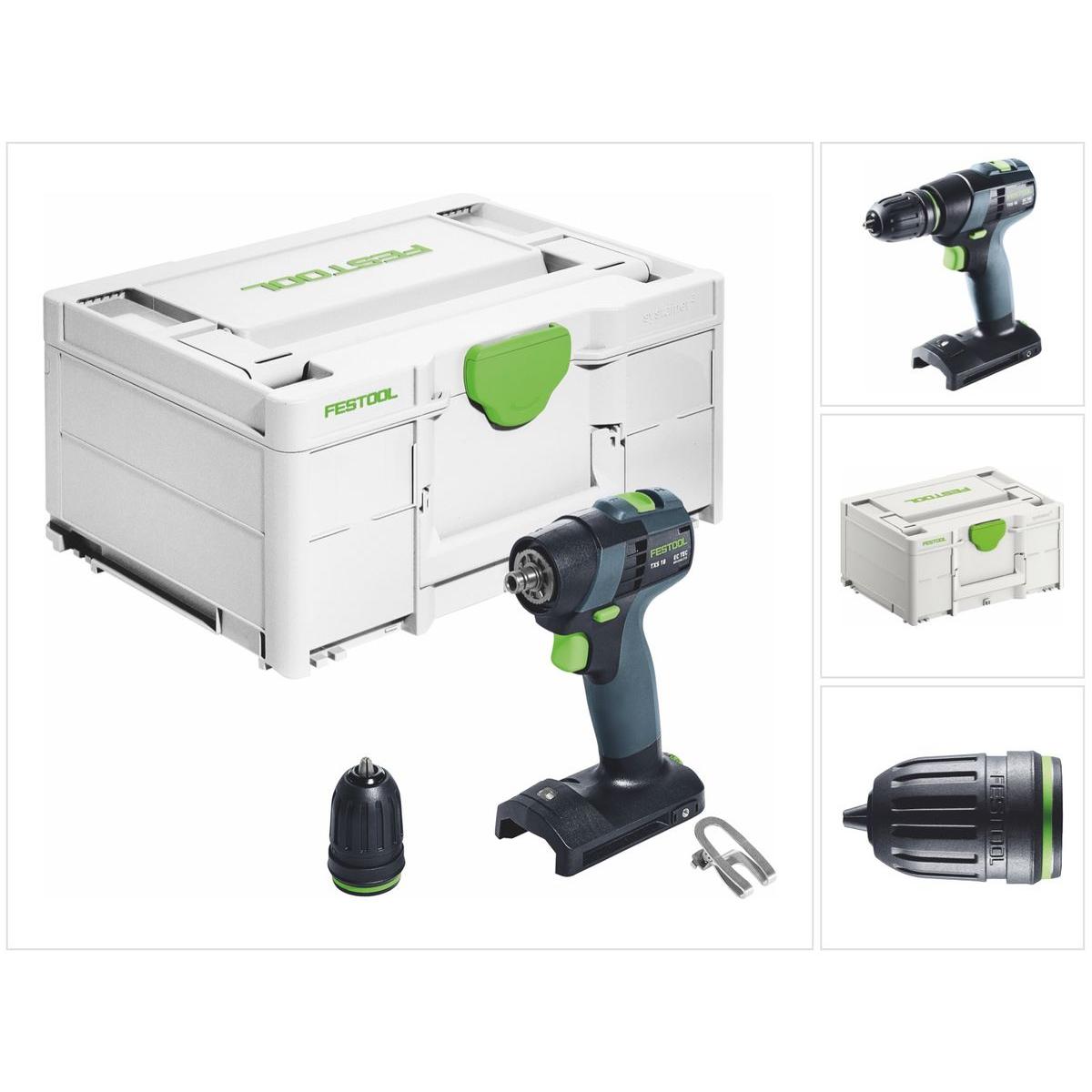 Festool, Bohrmaschine + Akkuschrauber, TXS 18-Basic (Akkubetrieb)