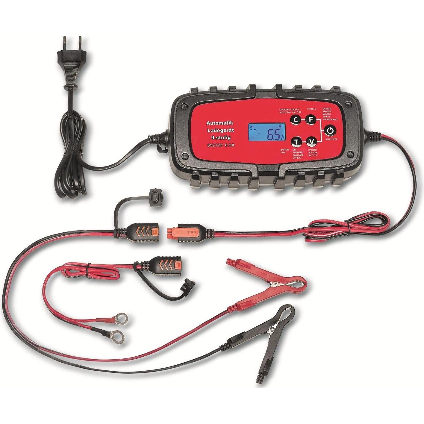 Thumbnail - IWH, Batterieladegerät, 075901 075901 Automatikladegerät 12 V, 6 V 2 A, 4 A, 6.5 A 2 A, 4 A, 6.5 A (6V, 12V, 6.50 A)