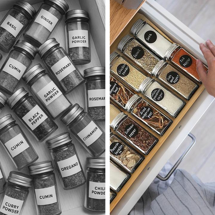 Produktbild Relaxdays 8x Gewürzregal