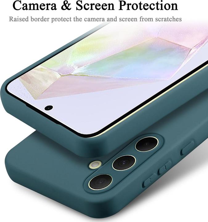 Image du produit Cadorabo Housse pour Samsung Galaxy A35 TPU avec protection liquide en silicone (Samsung Galaxy A35)