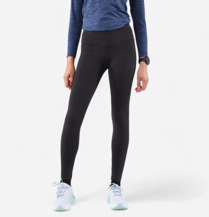 Produktbild Kiprun Lauftights lang Damen - Run 500 Warm schwarz (W30/L31)