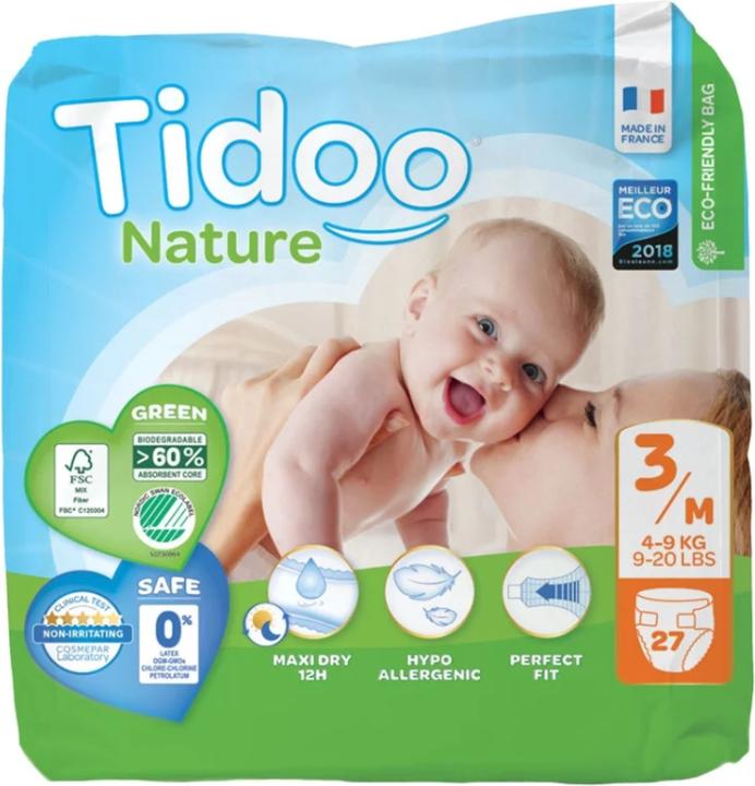 Actual product image Tidoo Nature (Size 3, Pack, 27 pcs.)