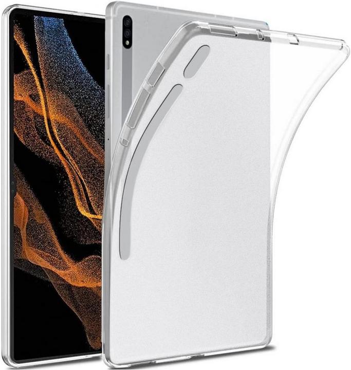 PhoneLook Hülle Gummi Silikon Gel Bumper Super Clear flexibel (Samsung Galaxy Tab S9 Ultra)