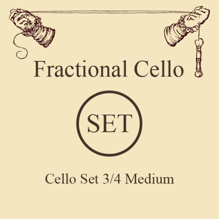 Larsen Strings Larsen Cello Strings Original Fractional (4 x, Cello)