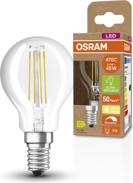 Produktbild Osram LED Classic P Energy Efficiency C Dim (E14, 2.90 W, 470 lm, 1 x, B)