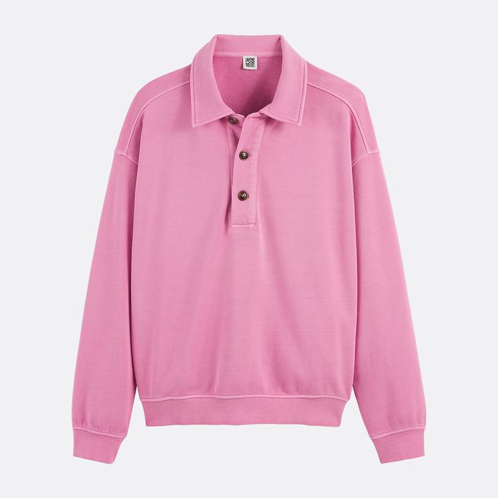 Produktbild La Redoute Collections Sweatshirt mit Polokragen (S)