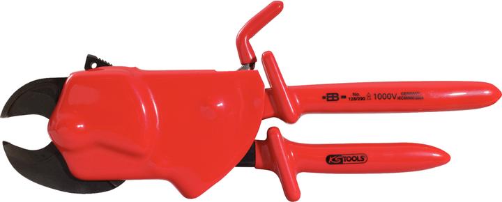 Image du produit KS Tools Cisailles à cliquets à une main avec revêtement isolant, 310 mm (40 mm)