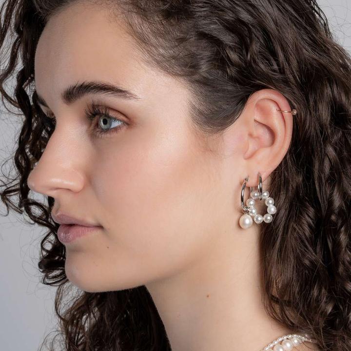 Immagine prodotto Bijouteria Piercing orecchio (Acciaio inossidabile, Sintetico Opale, Rivestimento PVD)