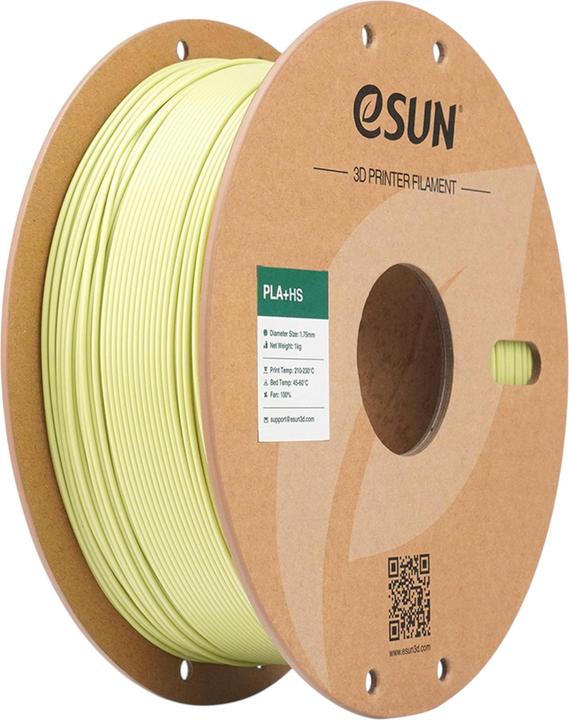 Actual product image eSUN Filament PLA+ High Speed Senf Grün 1.75mm 1000g (PLA, 1.75 mm, 1000 g)