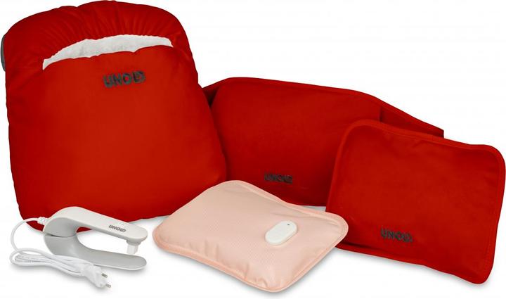 Image du produit Unold 86023 Wärmi Premium Set rot elektr. Heizkissen + Fusswärmekissen