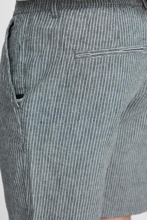 Actual product image FQ1924 FQHenry striped linen shorts 21900626 (S)