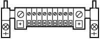 Actual product image Eaton PE (PEN) rail, for fuse box 79600