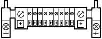 Eaton PE (PEN) rail, for fuse box 79600