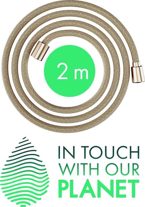 Image du produit hansgrohe Designflex flexible de douche textile, longueur 2000mm, 28230 (200 cm)