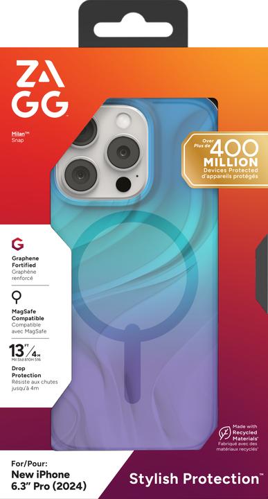 Image du produit Zagg MILAN - Cases Snap Apple (Apple iPhone 16 Pro)