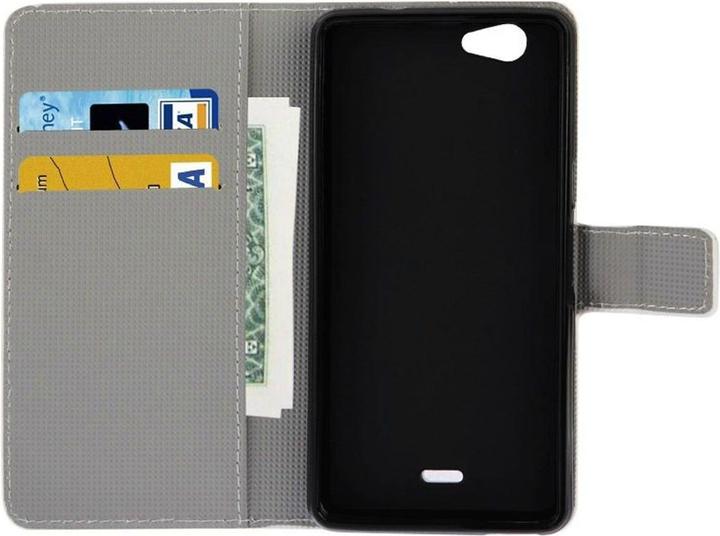 Produktbild König Design Schutzhülle Handytasche (Flip Quer) für Handy Wiko Highway Signs Zebra Muster (Wiko Highway Signs)