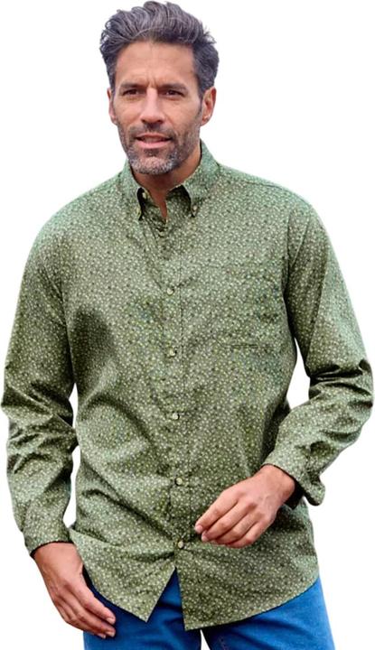 Actual product image Atlas For Men Mens Microprint Poplin Shirt (XXL)