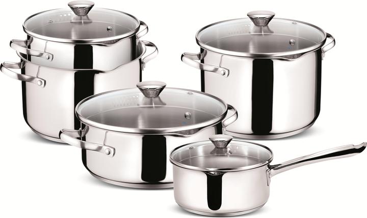 Lagostina Smart pcs.9 Acier (Casserole, Poêle à frire, Acier inoxydable)