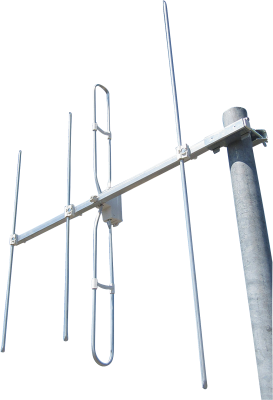 Actual product image Kathrein KAT AVH 06 outdoor antenna terr. for DAB+ reception mast clamp (Parabolic antenna, 6 dB, DAB/ DAB+)