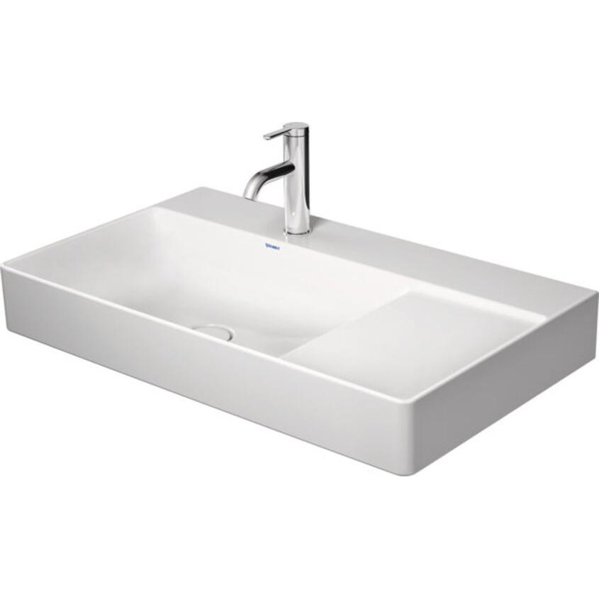 Duravit, Waschbecken, Waschtisch DURASQUARE o ÜL m HLB Be li 800x470mm o HL weiss (470 mm, 800 mm)
