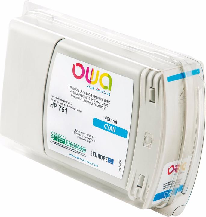 Produktbild Armor OWA OWA - 400 ml - Cyan - kompatibel - wiederaufbereitet - Tintenpatrone (Alternativ (C)