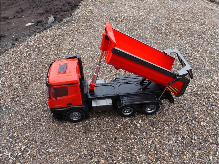 Camion Ribaltabile RC Amewi 1:24 9 Canali RTR Per Bambini 6+, Giallo E Nero, Con Batteria E Cavo USB