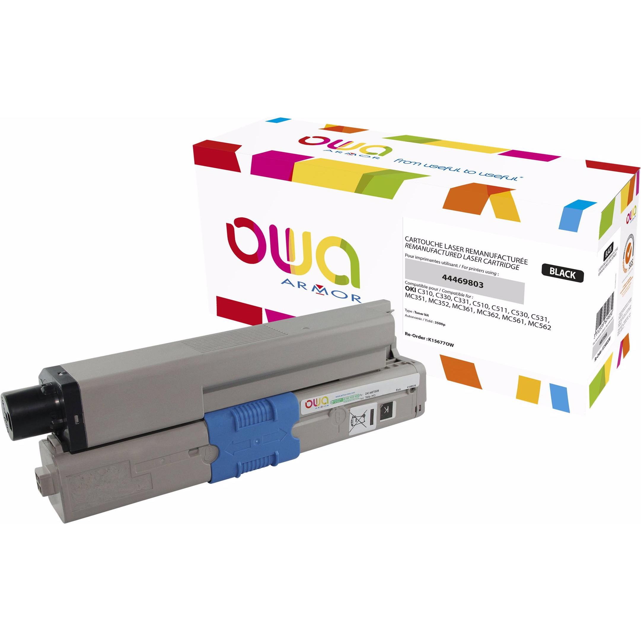 Armor OWA, Toner, OWA - Schwarz - kompatibel - wiederaufbereitet - Tonerpatrone (Alternative zu: O (BK)