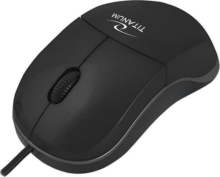 Produktbild Esperanza TM124K Titanium Wired mouse (black) (Kabelgebunden)