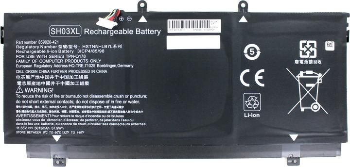 AGI Battery compatible with HP 901345-855 - Battery - 4,900 mAh (1 Cells, 4900 mAh)