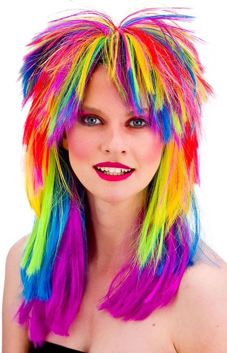 Produktbild Wicked Poppige Rainbow Perücke