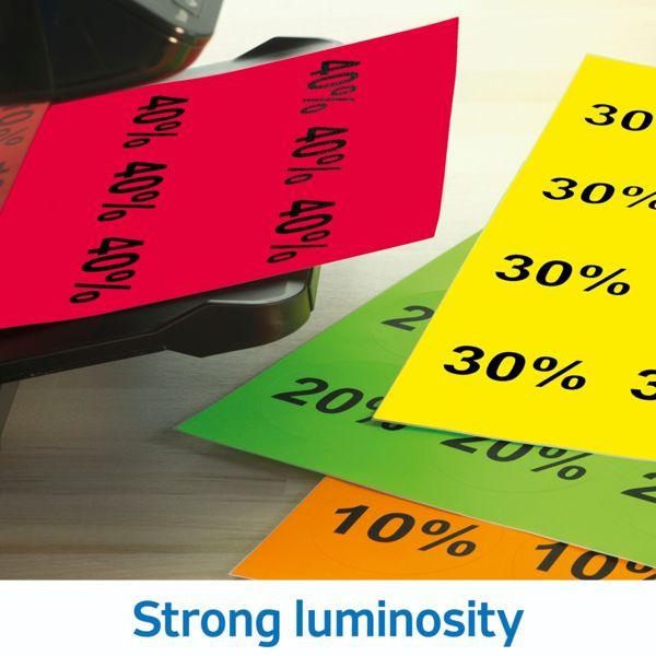 Produktbild HERMA Farbige Etiketten A4 ablösbar