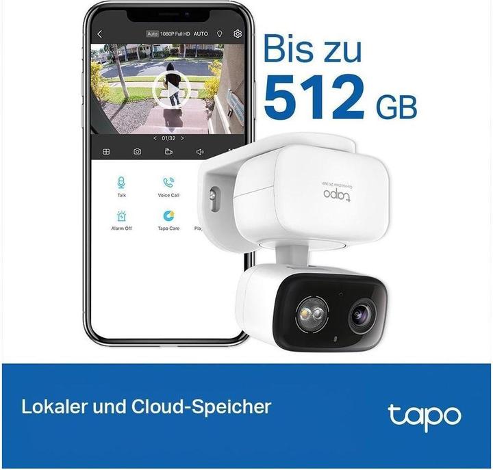 Produktbild TP-Link Mini-WLAN-Überwachungskamera für Innen- und Aussenbereich