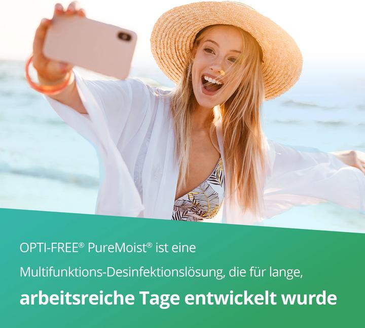 Produktbild Opti Free PureMoist, Kontaktlinsenpflegemittel, 90 ml (All in One Lösung, 90 ml)