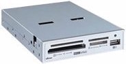 Produktbild Ultron Reader UCR 75in1 + USB Port - Kartenleser - 75-in-1 - 8,9 cm (3,5 Zoll)