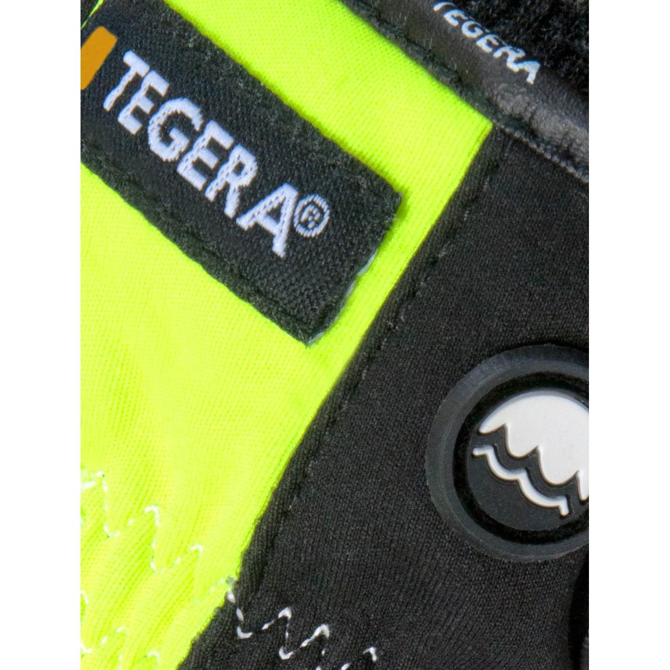 Thumbnail - Tegera, Schutzhandschuhe, Ejendals 293, Workshop gloves, Black, White, Yellow, Adult, Adult, Latex, Leather, Polyester (...