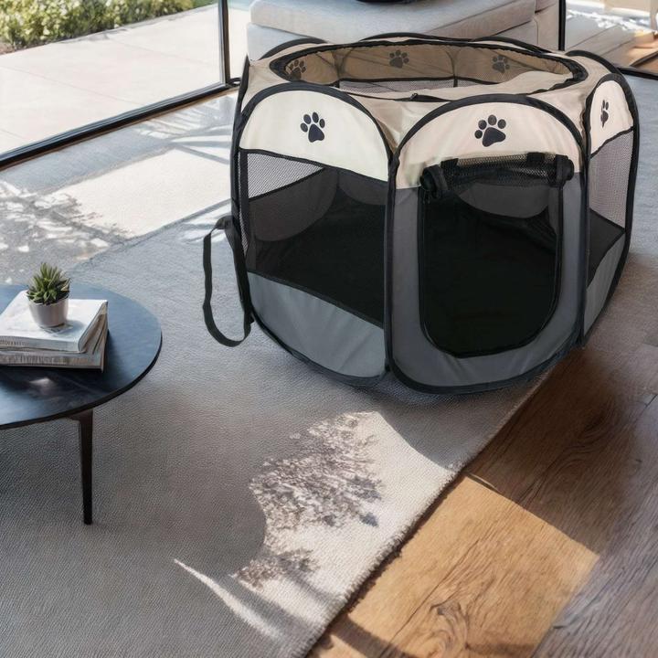 Actual product image Intirilife Pet Playpen Play Tent (Dog tent)