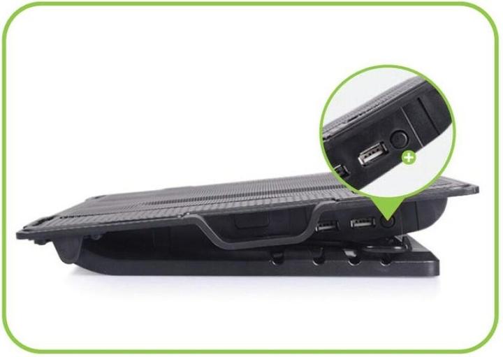 Produktbild Techly 106244 Notebook computer cooling pad and adjustable stand, iki 17.3