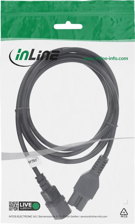 Produktbild InLine Netzkabelverl. (1.80 m)