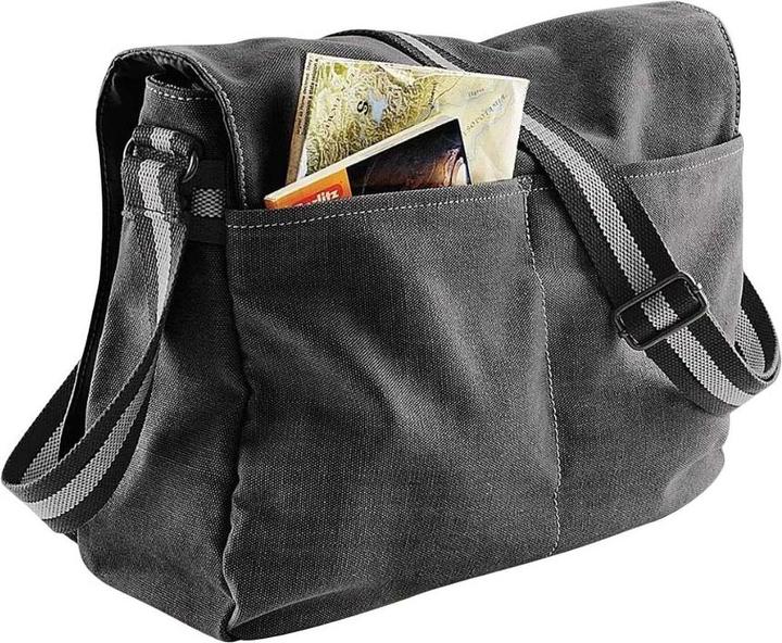Produktbild Quadral Vintage SegeltuchTasche Umhängetasche 14 l (2 StückPackung)