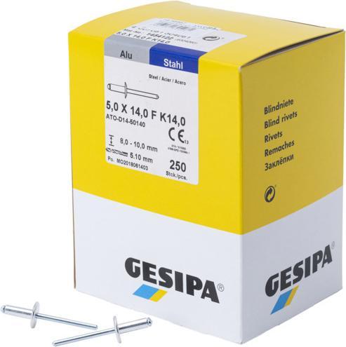 Actual product image Gesipa Blind rivet.5,0x14 F Alu (250)