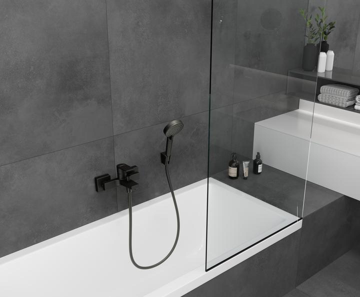 Actual product image hansgrohe Vernis Shape Single Lever On-Wall Bath Faucet