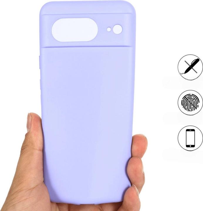 Produktbild Cover-Discount Google Pixel 8 - Silikon Gummi Hülle violett (Google Pixel 8)