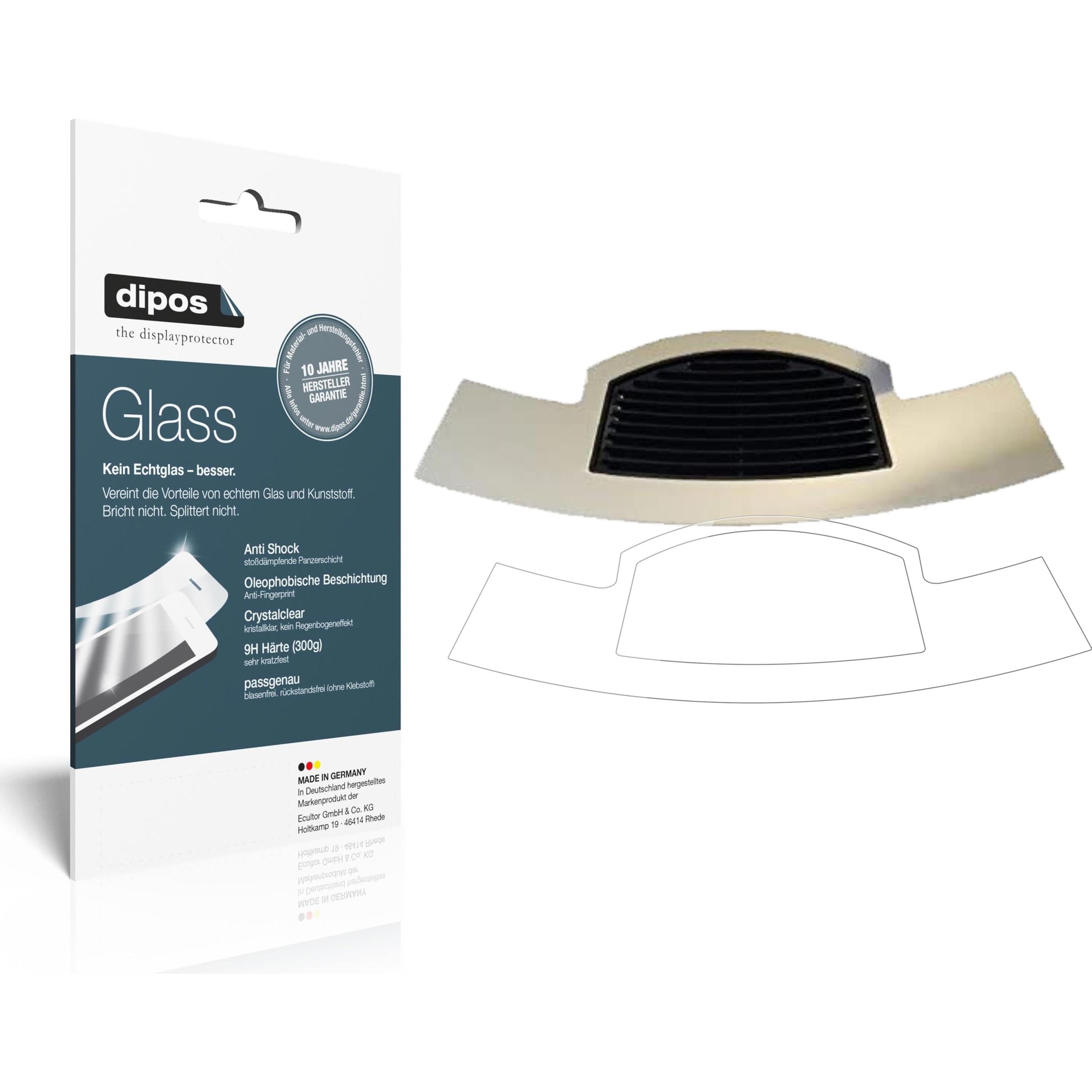 Dipos Displayschutz Anti-Shock, Zubehör Kaffeemaschinen, Transparent