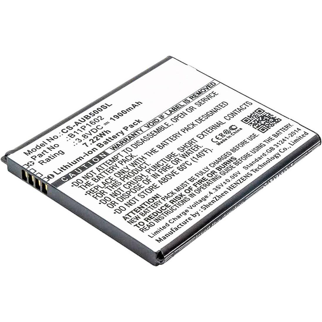 AGI Akku kompatibel mit Asus ZenFone Go ZB500KL - Akku - 1.900 mAh, Smartphone Akku