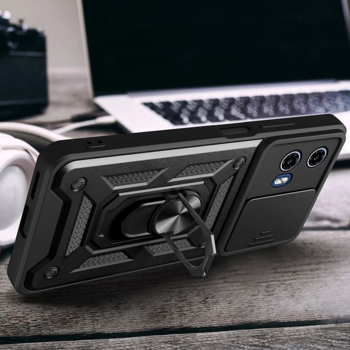 Produktbild Tech-Protect CamShield Pro case for Motorola Edge 50 Fusion 5G - black (Motorola Edge 50)