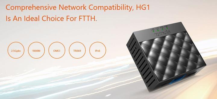 Produktbild Tenda HG1 optical network terminal/unit (ONT/ONU) Optical network terminal (ONT)
