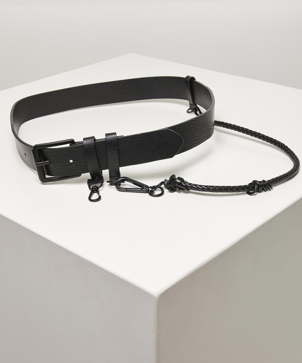 Image du produit Urban Classics Ceinture en cuir d'imitation avec porte-clés (L)